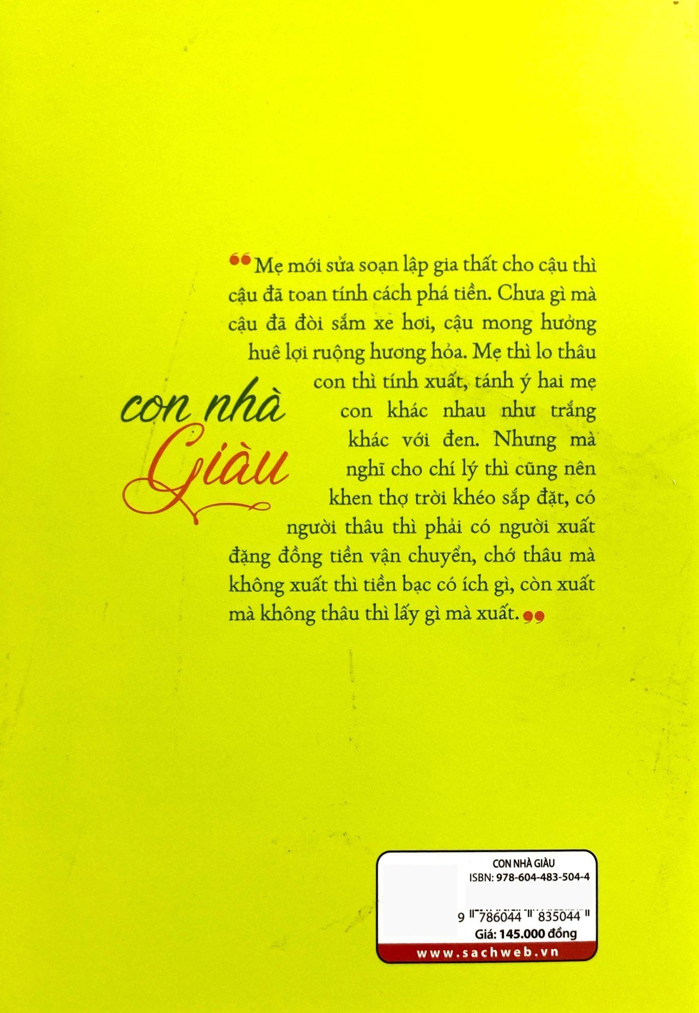  Con Nhà Giàu 