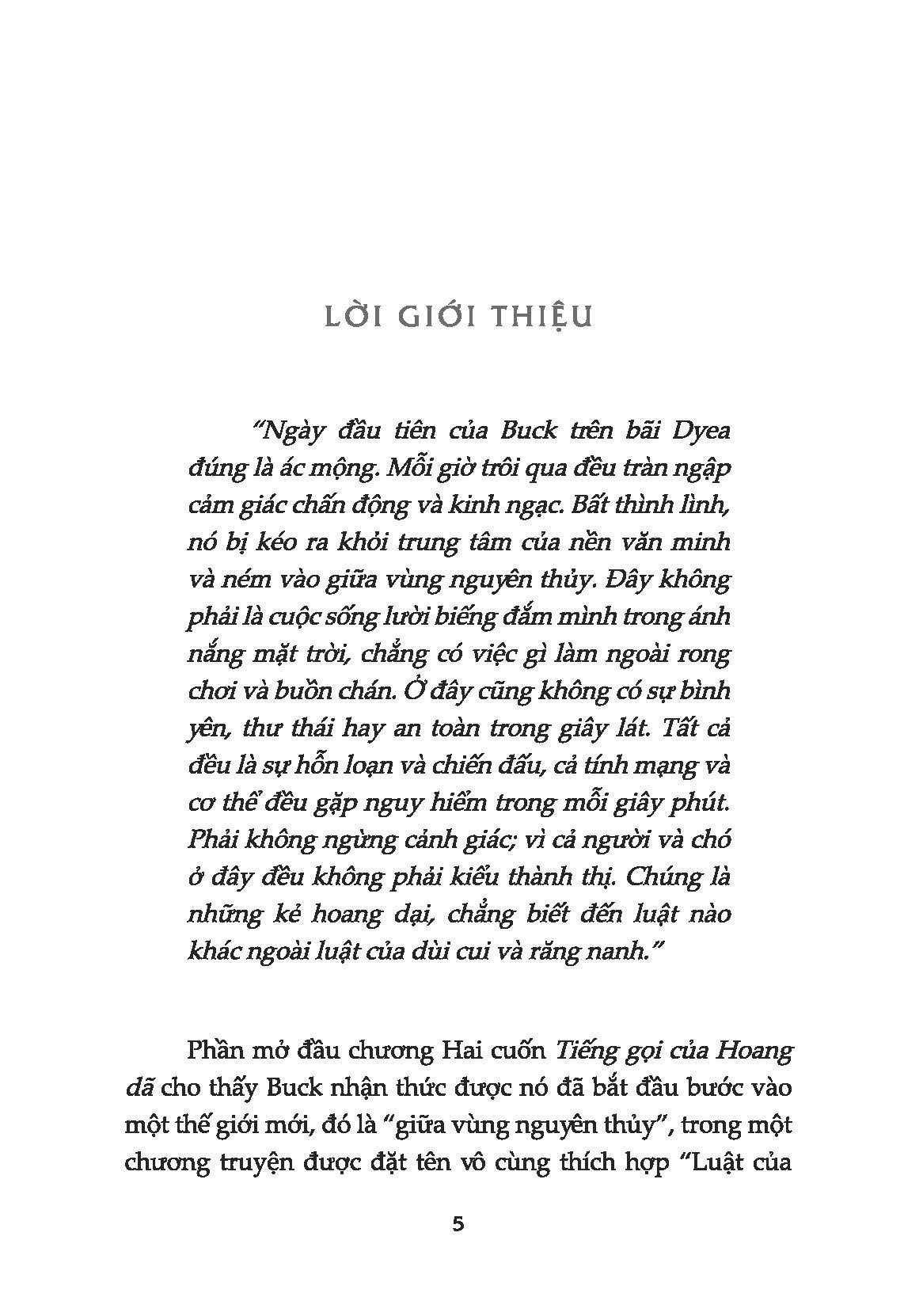  Tiếng Gọi Của Hoang Dã 