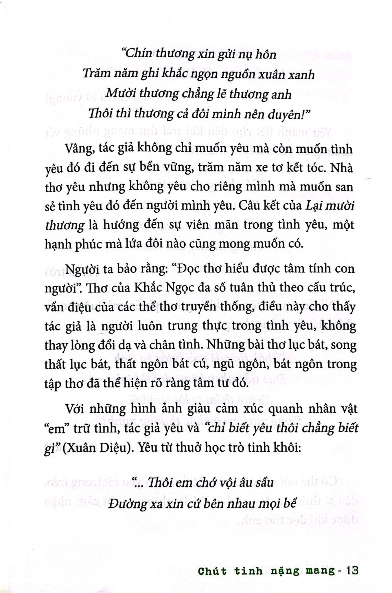  Chút Tình Nặng Mang - Tuyển Tập Thơ 