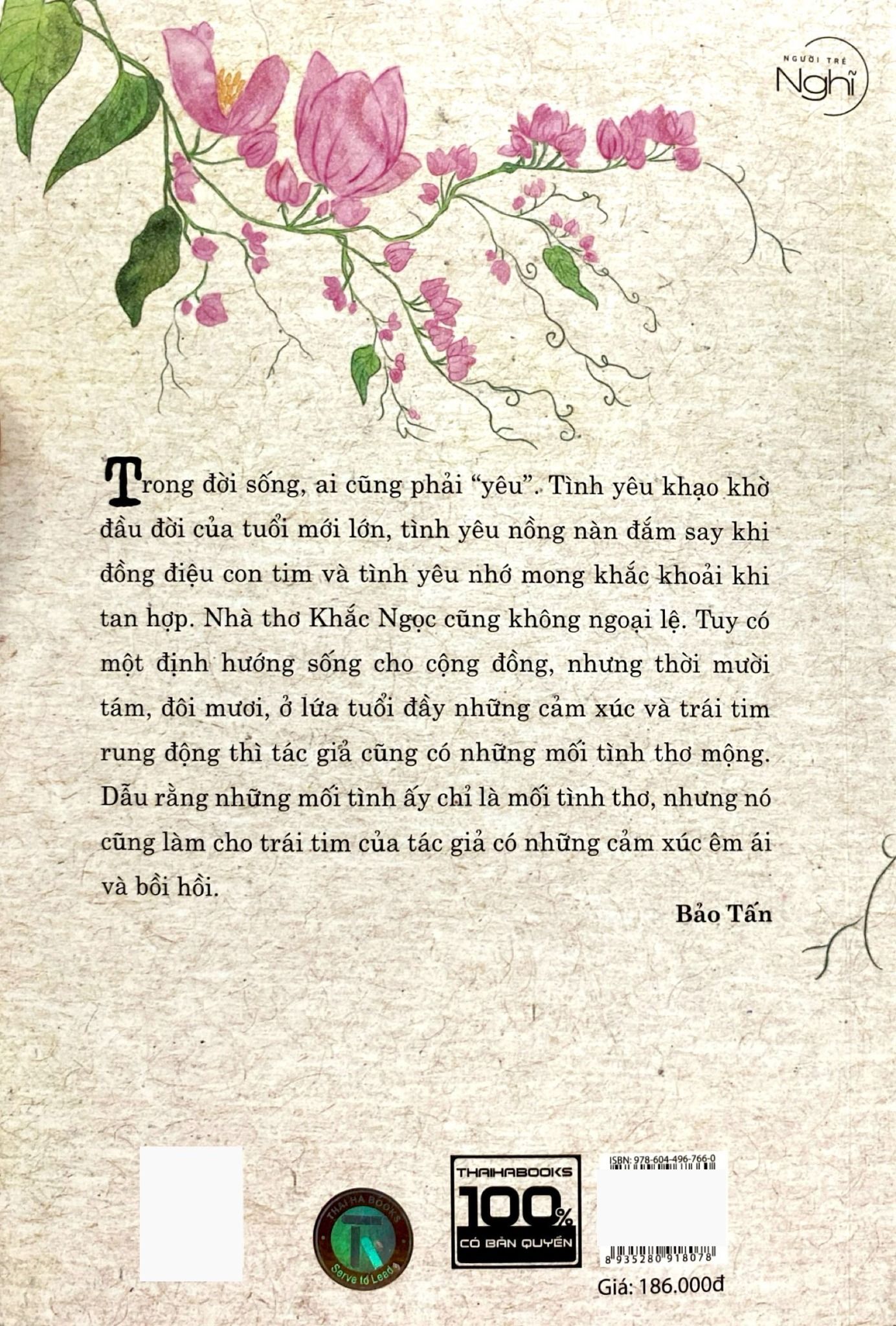  Chút Tình Nặng Mang - Tuyển Tập Thơ 