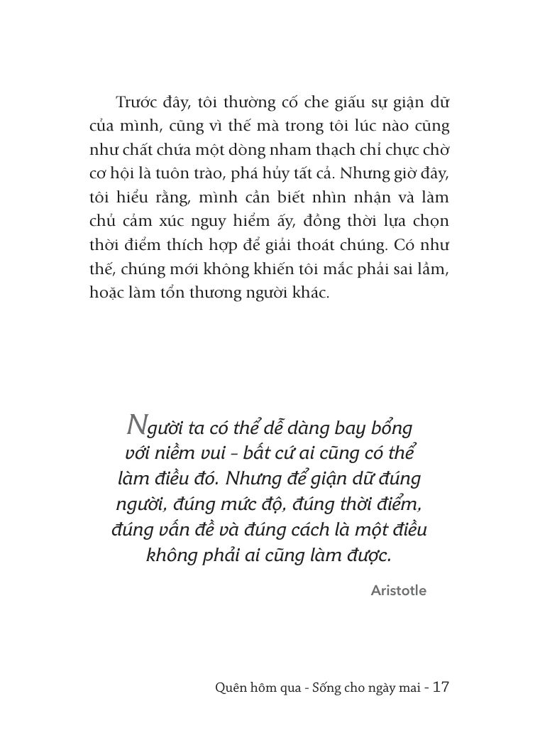  Quên Hôm Qua Sống Cho Ngày Mai - Khổ Nhỏ 