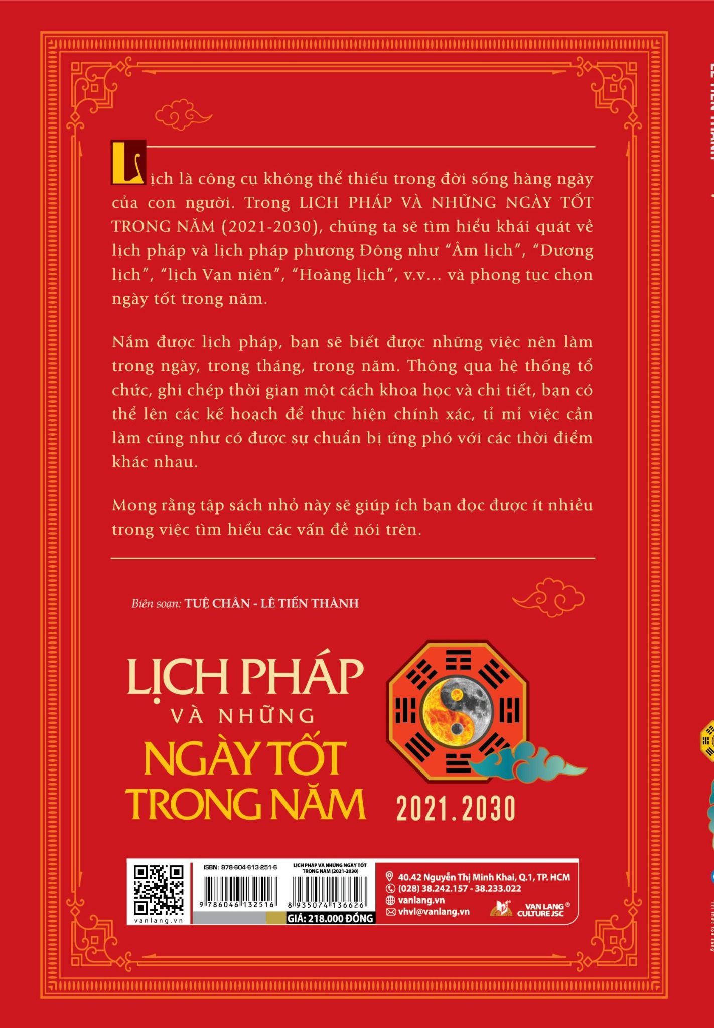  Lịch Pháp và Những Ngày Tốt Trong Năm 