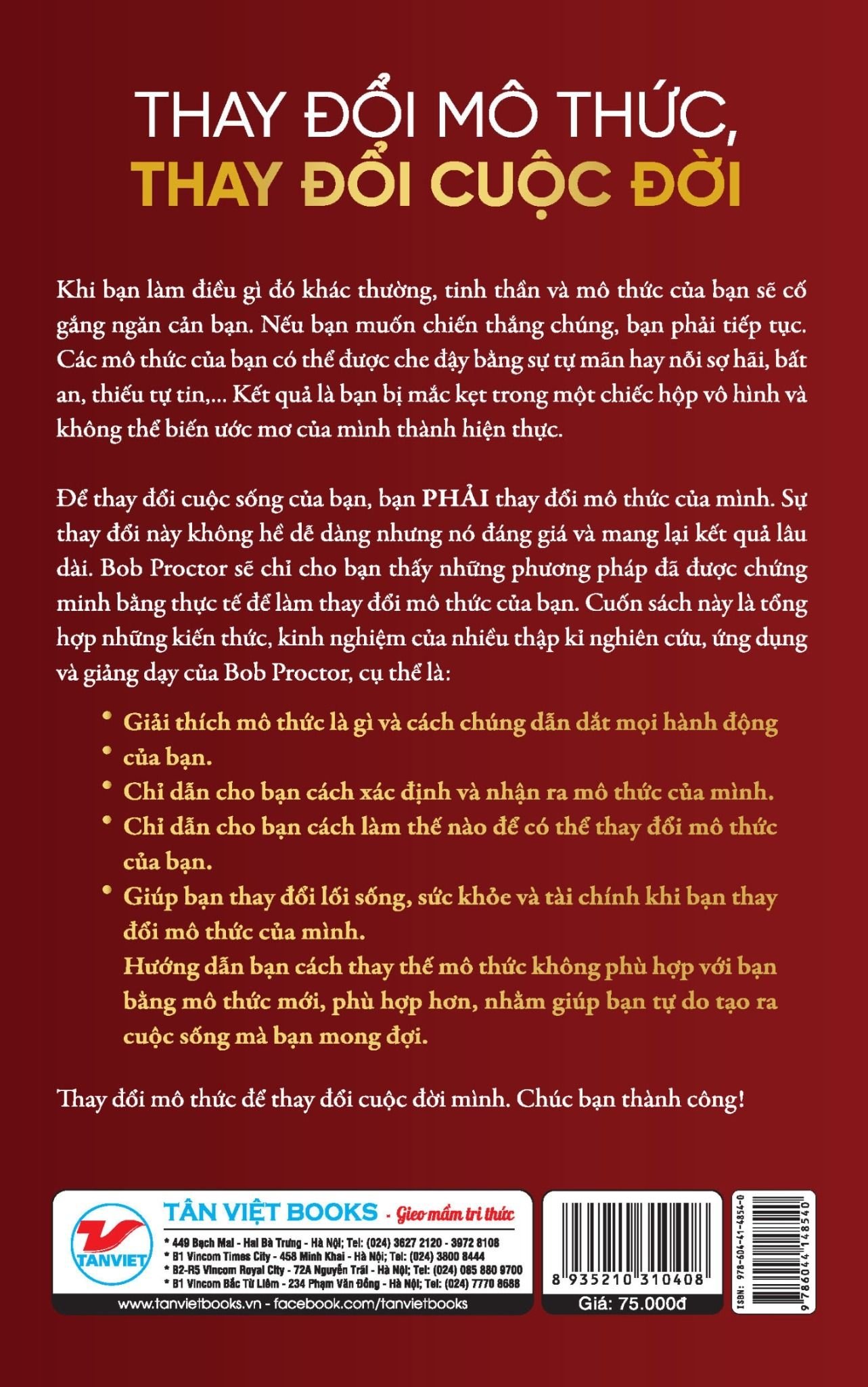  Thay Đổi Mô Thức, Thay Đổi Cuộc Đời 