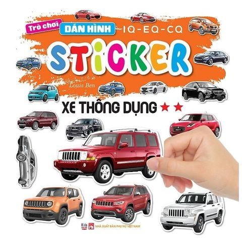  Combo Trò Chơi Dán Hình IQ - EQ -CQ Sticker (Bộ 8 Cuốn) 