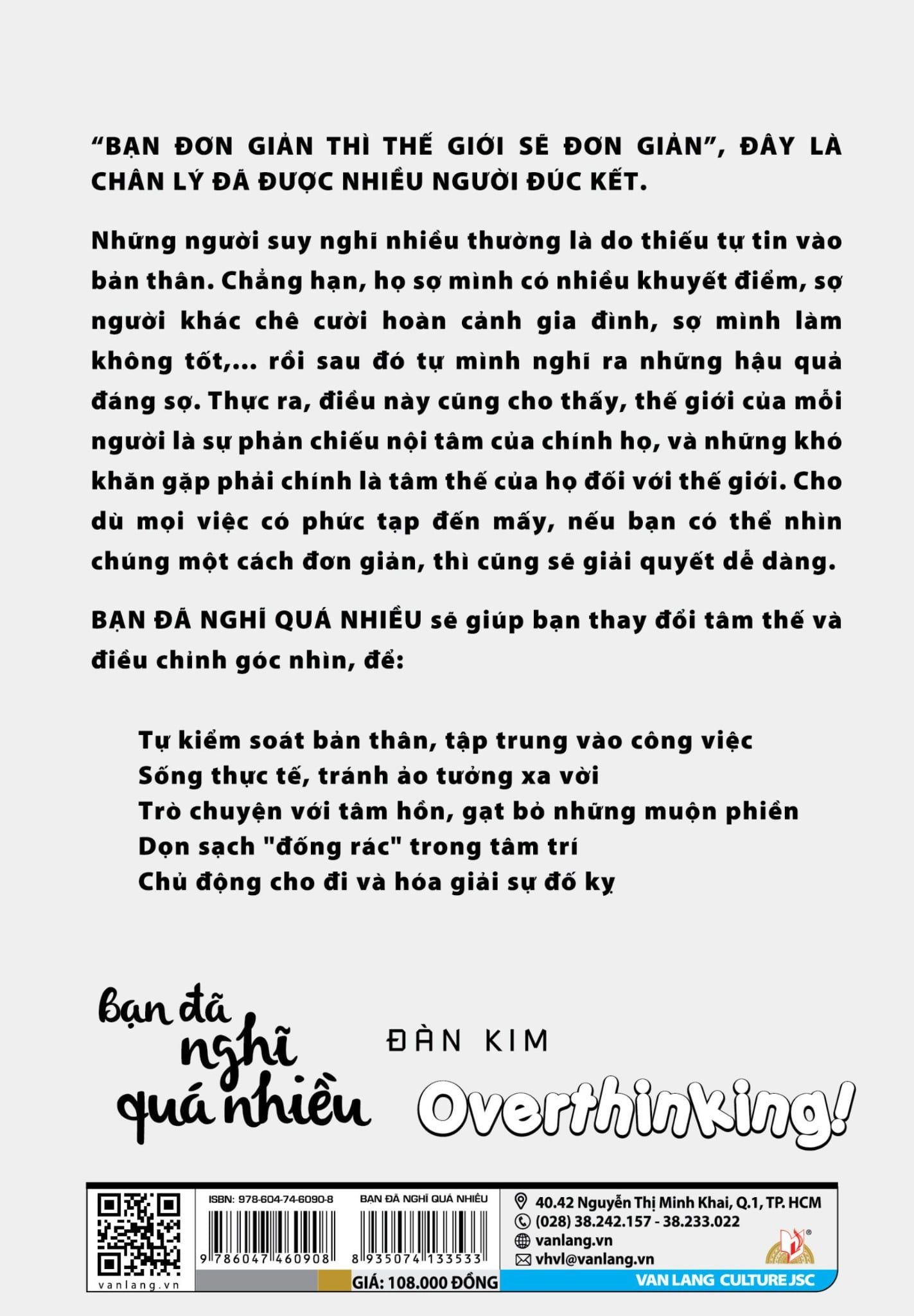  Bạn Đã Nghĩ Quá Nhiều 