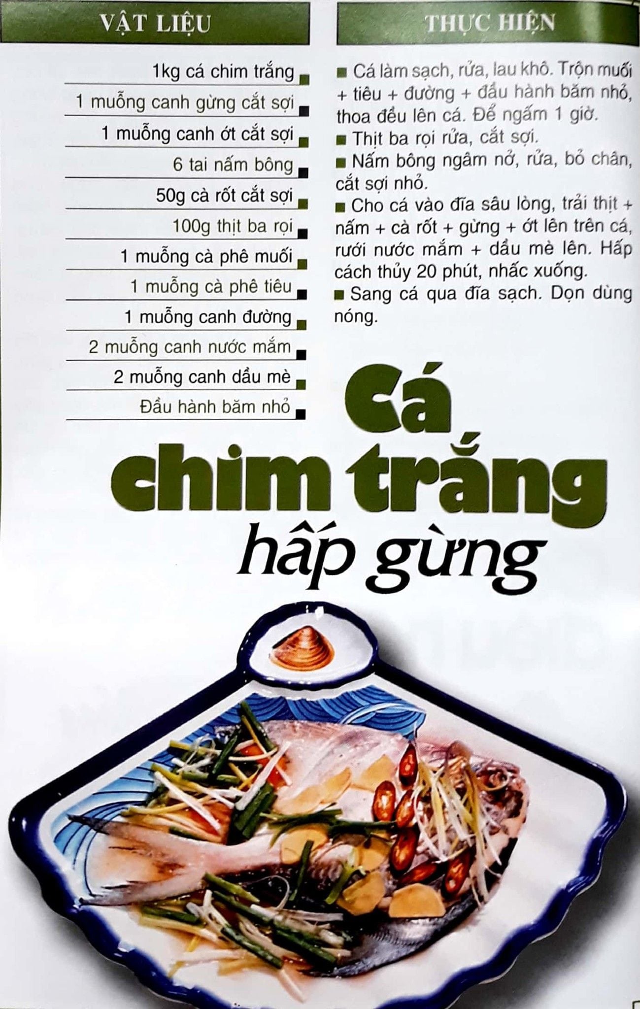  60 Món Ăn Được Ưa Thích - Món Cá 