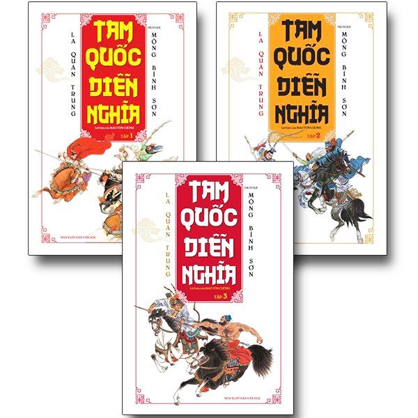  Bộ Hộp Tam Quốc Diễn Nghĩa - Bộ 3 Tập 