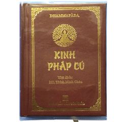  Kinh Pháp Cú - Bìa da bản in đẹp (Kích thước 7.5 x 10.5 cm) 