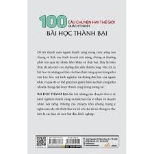  100 Câu Chuyện Hay Thế Giới - Bài Học Thành Bại 