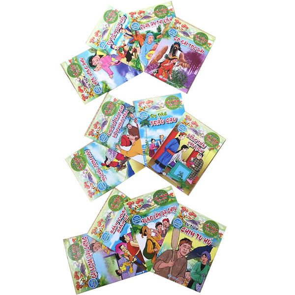 Combo 12 quyển - Truyện cổ tích Việt Nam: Truyện cổ tích Việt Nam: Mỵ Châu Trọng Thuỷ + Hòn Vọng Phu + Đồng Tiền Vạn Lịch + Gái Ngoan dạy chồng Quan Âm Thị Kính + Bunhj làm dạ chịu + Bánh chưng bánh dày + Sự tích chim Tu Hú + Sự tích Trầu Cau + Chưa đổ .. - Kinh Đồ