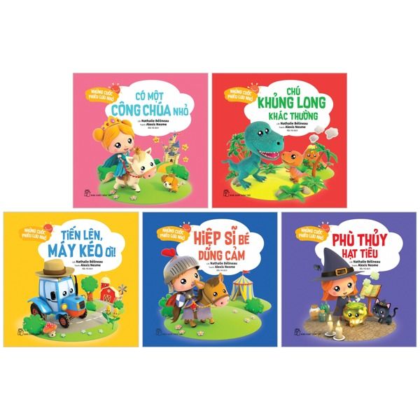 Bộ Sách Những Cuộc Phiêu Lưu Nhỏ (5 Cuốn) - Nathalie Bélineau, Alexis Nesme