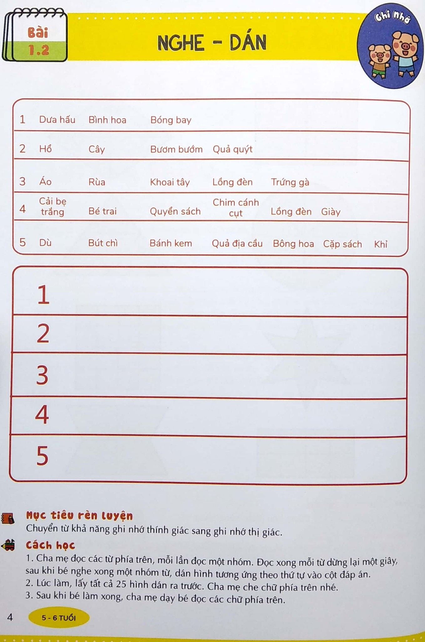  Đánh Thức Tiềm Năng Trí Tuệ - Tư Duy Ngôn Ngữ (5 - 6 Tuổi) 