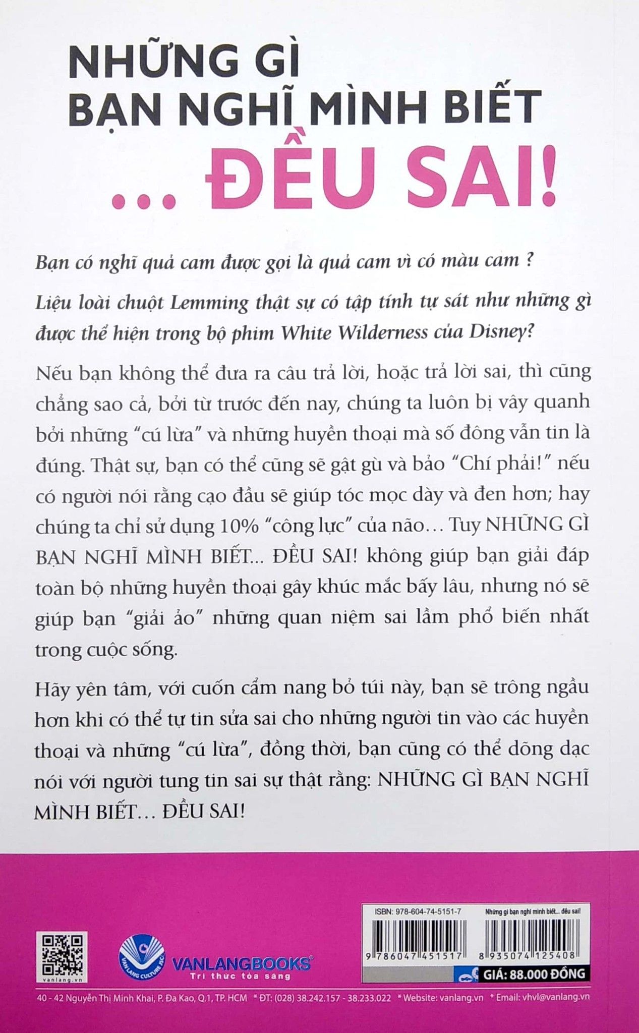  Những Gì Bạn Nghĩ Mình Biết ... Đều Sai 