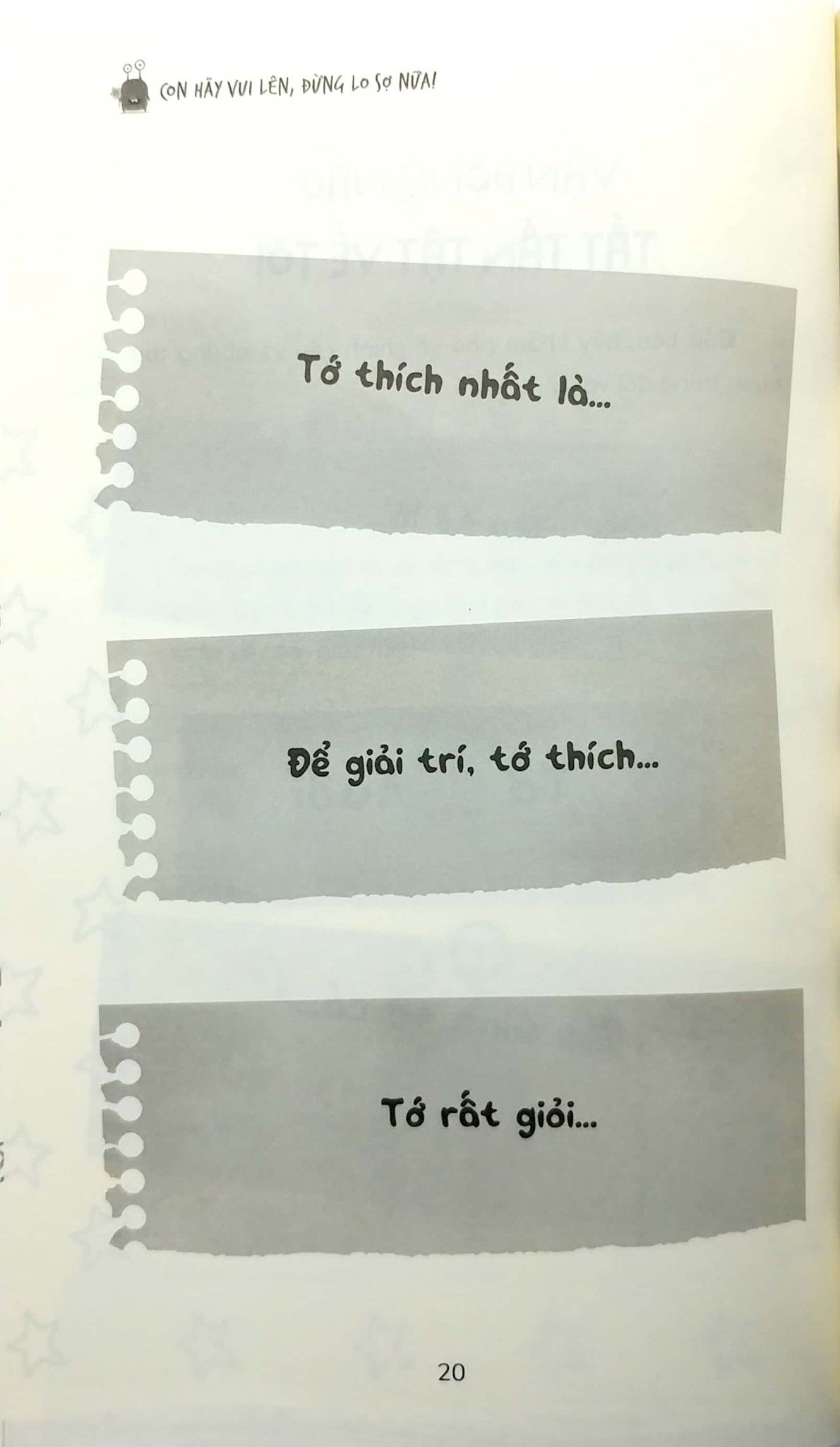  Con Hãy Vui Lên, Đừng Lo Sợ Nữa ! 
