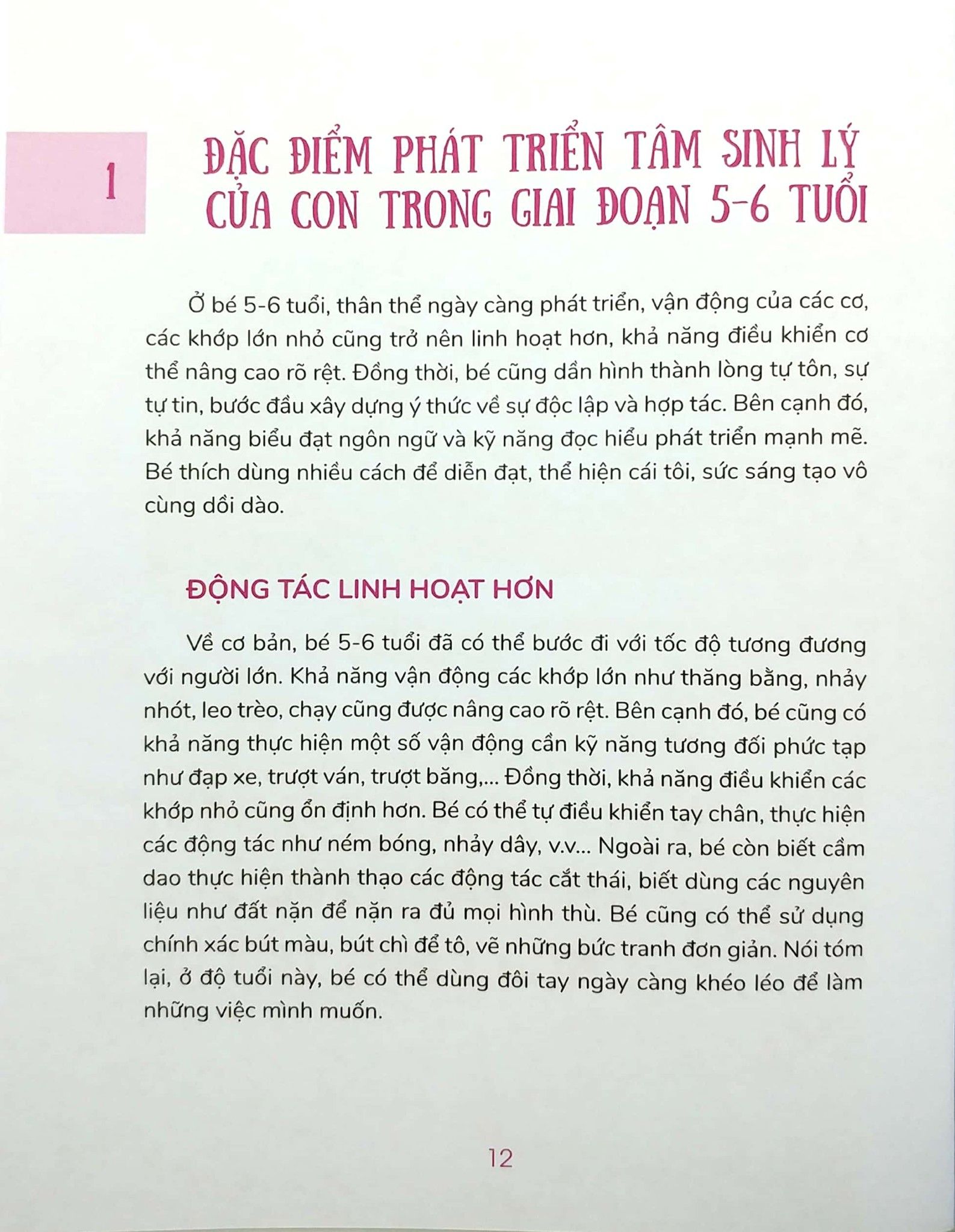  Yêu Con Như Thế Là Vừa Đủ - Cho Con Tự Lập (5-6 Tuổi) 