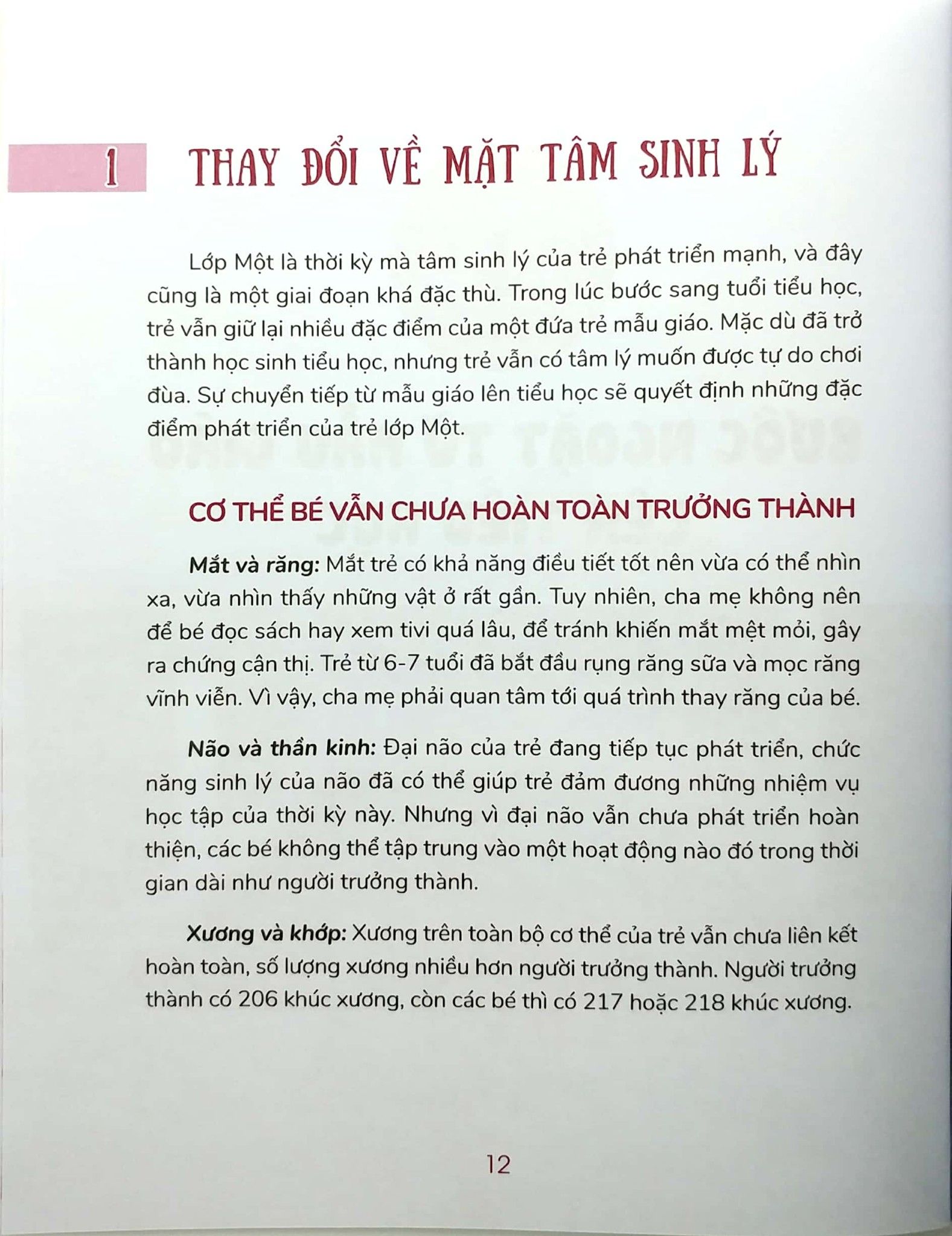  Yêu Con Như Thế Là Vừa Đủ - Con Vào Lớp 1 
