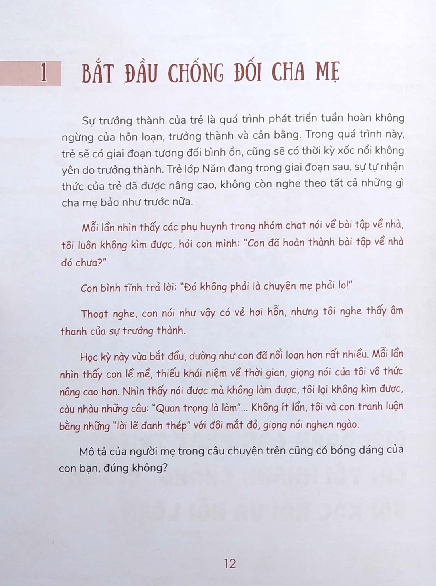  Yêu Con Như Thế Là Vừa Đủ - Cái Tôi Lành Mạnh Lớp 5 