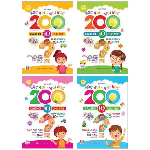 Trọn Bộ 200 Câu Hỏi Iq Cho Trẻ (4 Cuốn)