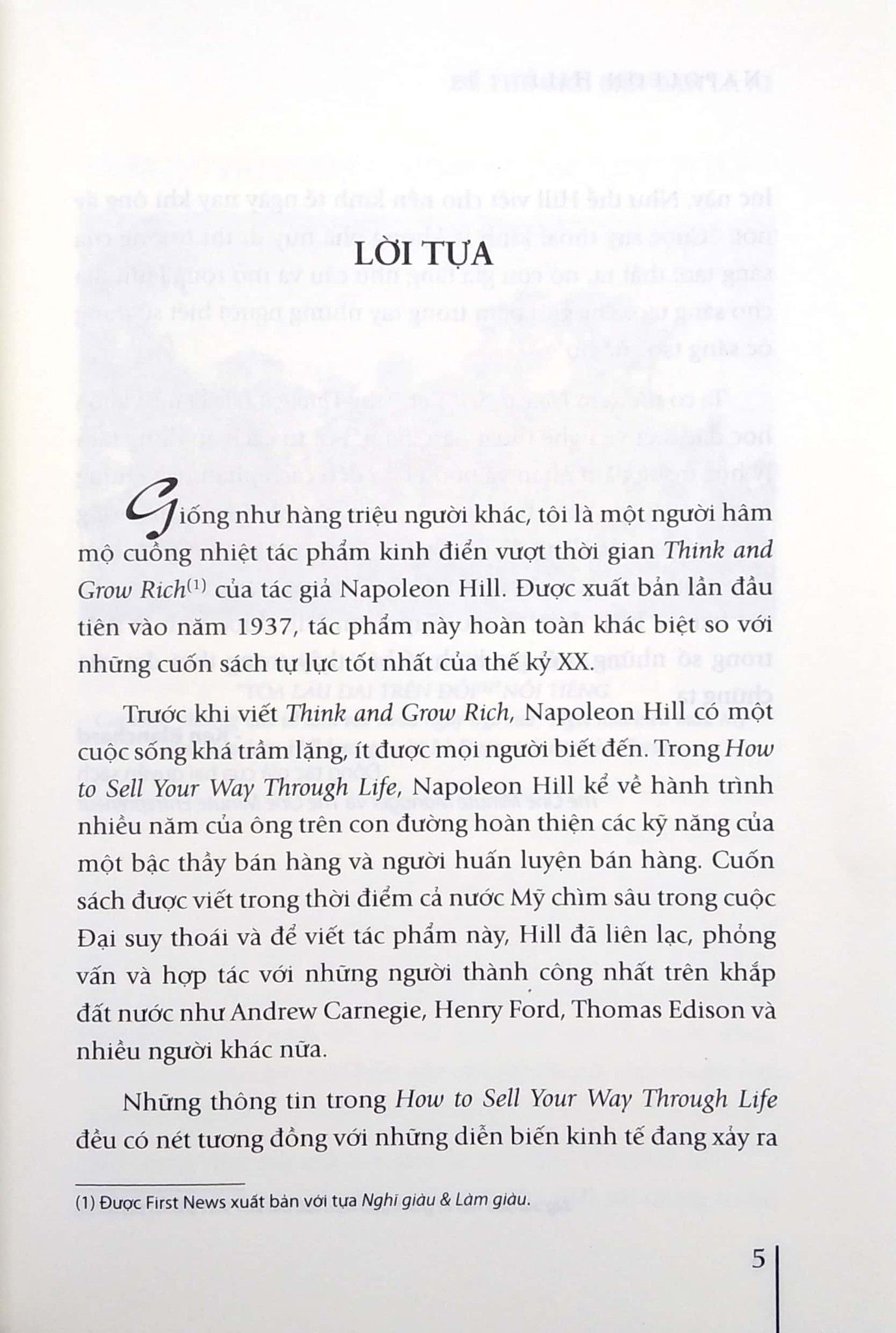  Napoleon Hill - Để Thế Giới Biết Bạn Là Ai 