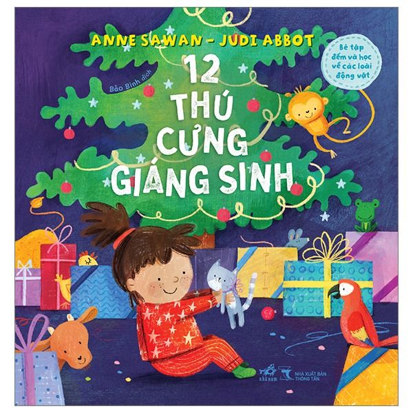  Bé Tập Đếm Và Học Về Các Loài Động Vật - 12 Thú Cưng Giáng Sinh 