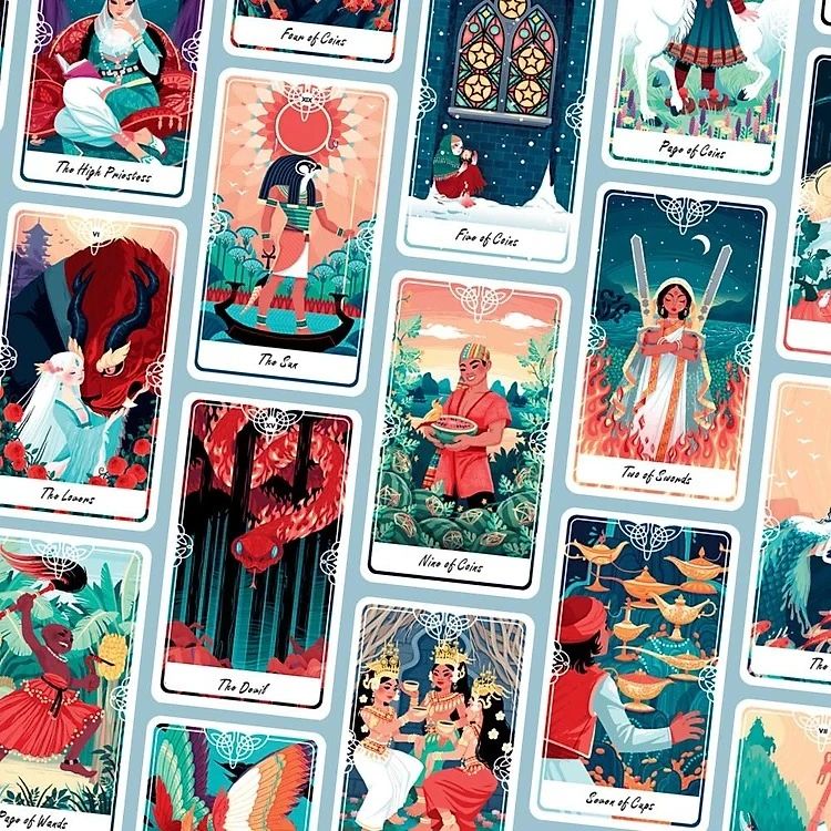  Tarot Of The Divine Sách Hướng Dẫn 