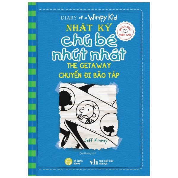 Nhật Ký Chú Bé Nhút Nhát Song Ngữ Việt - AnhTập 12: Chuyến Đi Bão Táp - HG Books