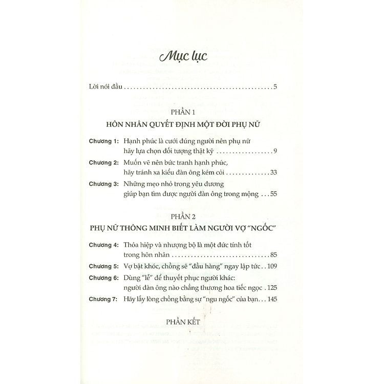  Phụ Nữ Thông Minh Biết Làm Người Vợ 