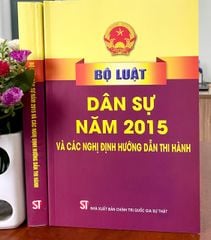  Bộ luật Dân sự năm 2015 và các nghị định hướng dẫn thi hành 