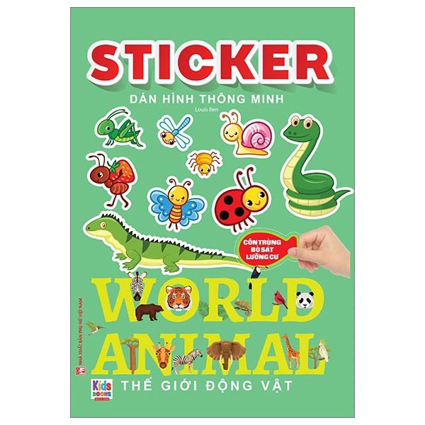 Sticker - Thế Giới Động Vật - Côn Trùng Bò Sát Lưỡng Cư