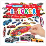  Combo Trò Chơi Dán Hình IQ - EQ -CQ Sticker (Bộ 8 Cuốn) 