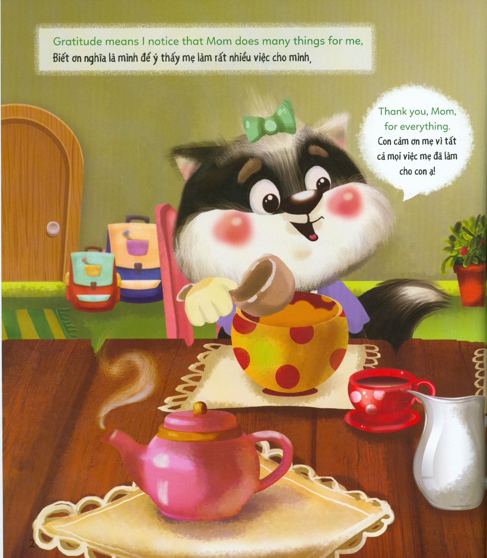  Bé Học Lễ Giáo - Biết Ơn (Song Ngữ) 