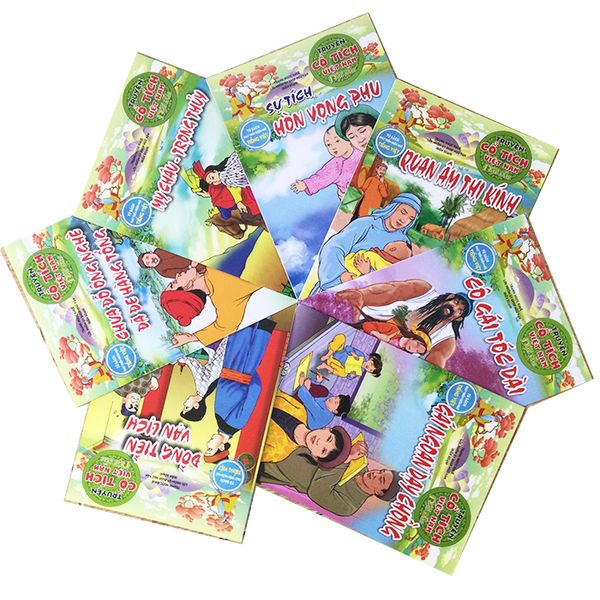 Combo 7 quyển - Combo 5 quyển - Truyện cổ tích Việt Nam: Mỵ Châu Trọng Thuỷ + Hòn Vọng Phu + Đồng Tiền Vạn Lịch + Gái Ngoan dạy chồng Quan Âm Thị Kính ++ - Kinh Đồ