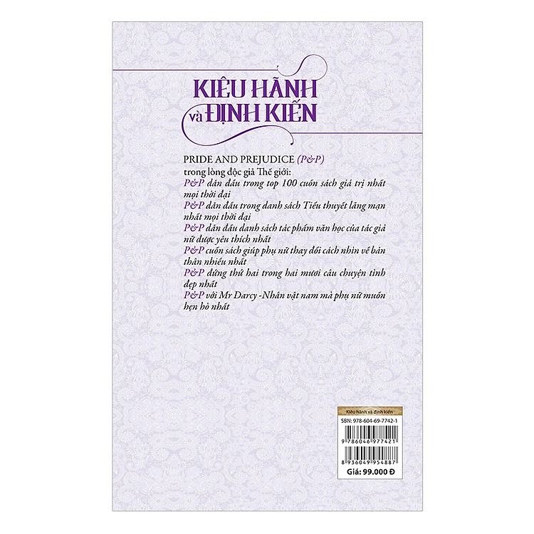 Kiêu Hãnh Và Định Kiến - Bìa Mềm (Tái Bản 2018) 