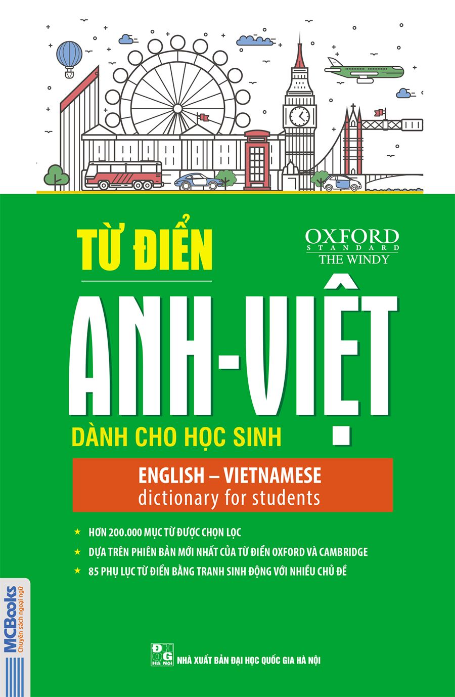  Từ điển Anh Việt dành cho học sinh (bìa xanh lá cây) 