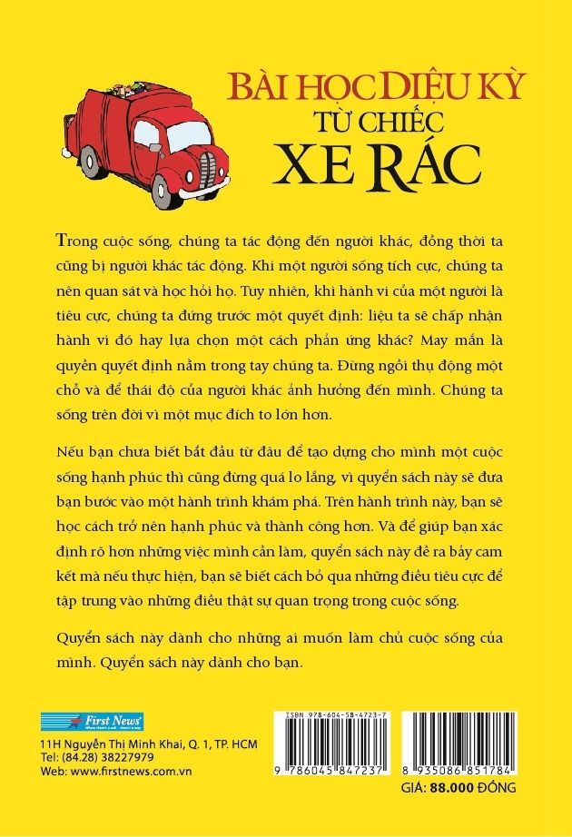  Bài Học Diệu Kỳ Từ Chiếc Xe Rác (khổ nhỏ) - Phiên Bản Mới 