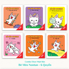  Combo Ehon Bé Mèo Nontan ( 6 Tập ) 