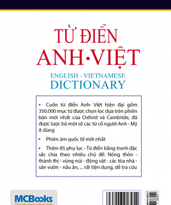  Từ điển Anh - Việt (bìa mềm Trắng - 198k) 