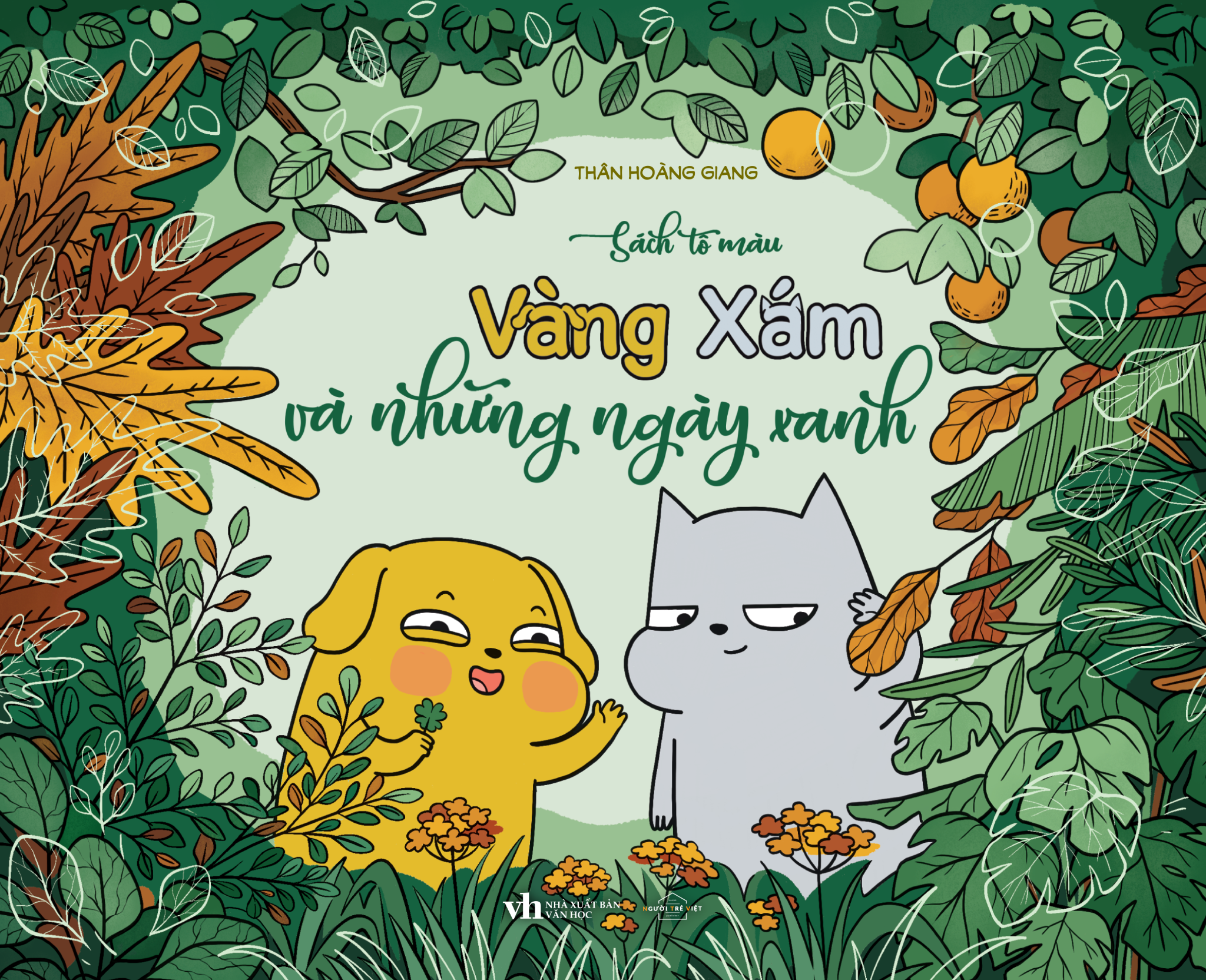  Vàng Xám Và Những Ngày Xanh (Sách Tô Màu) 