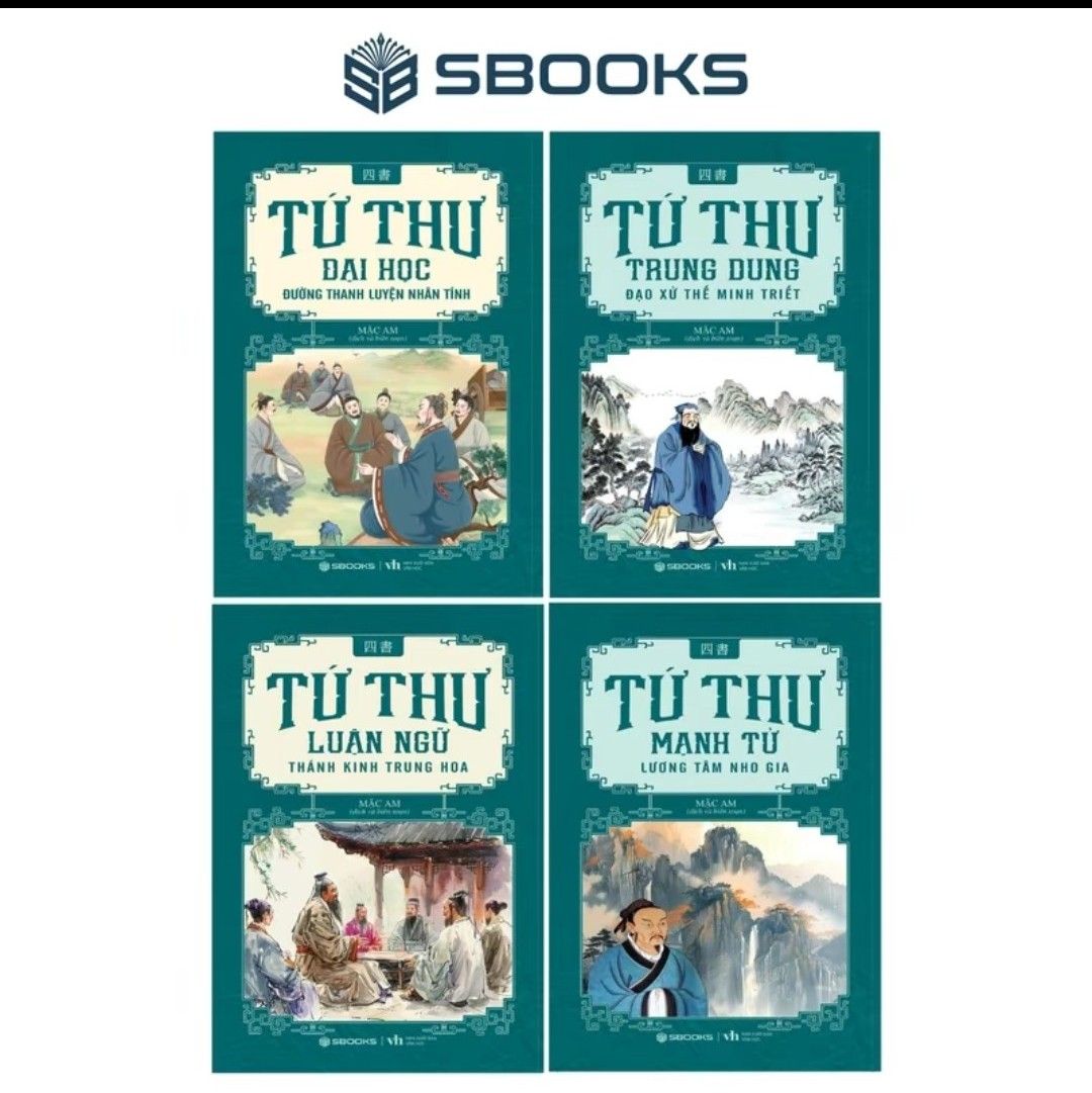  Bộ 3 Cuốn Tứ Thư 