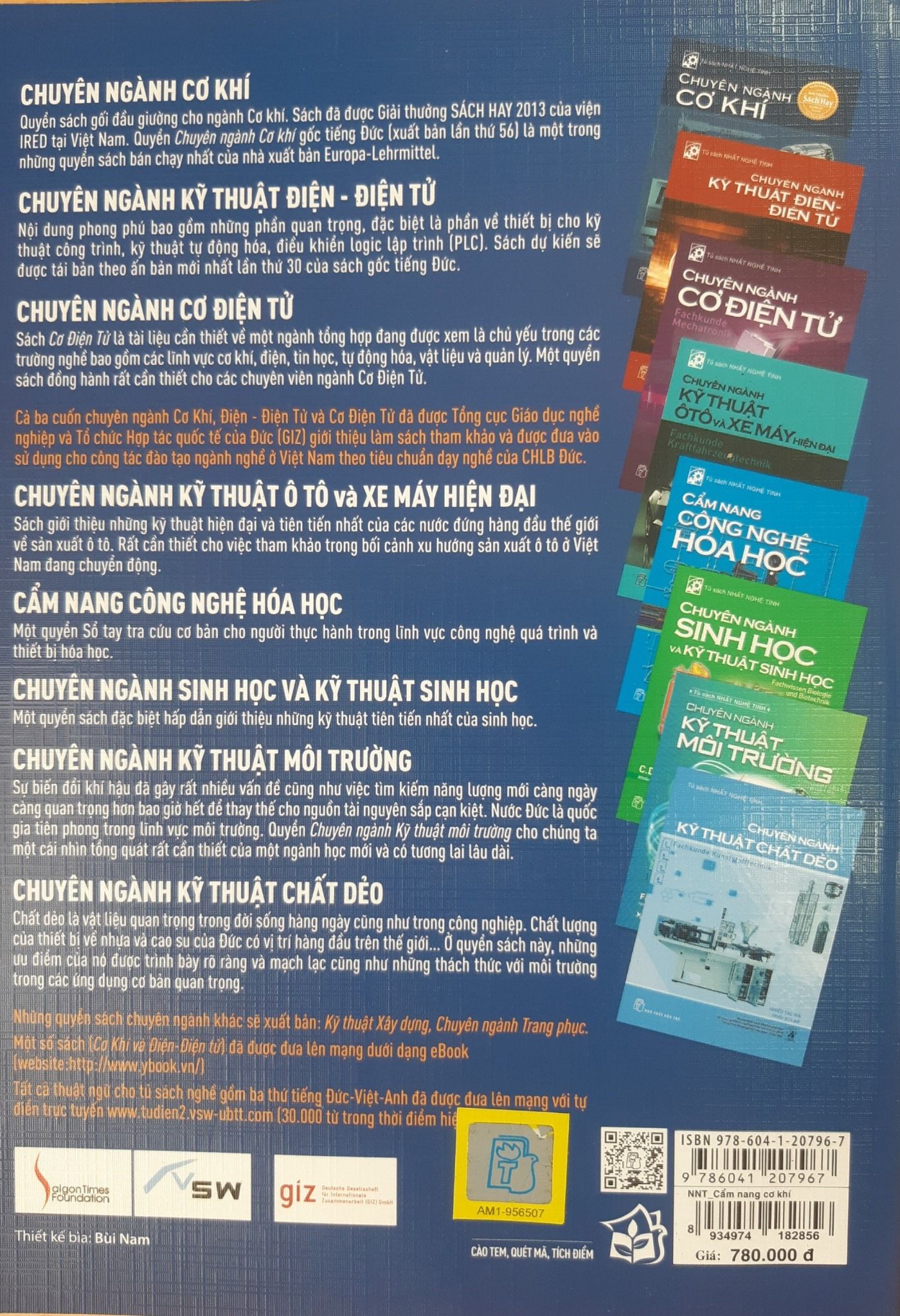  Tủ Sách Nhất Nghệ Tinh - Cẩm Nang Cơ Khí 