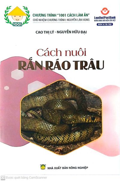 Cách Nuôi Rắn Ráo Trâu - NXB Nông Nghiệp