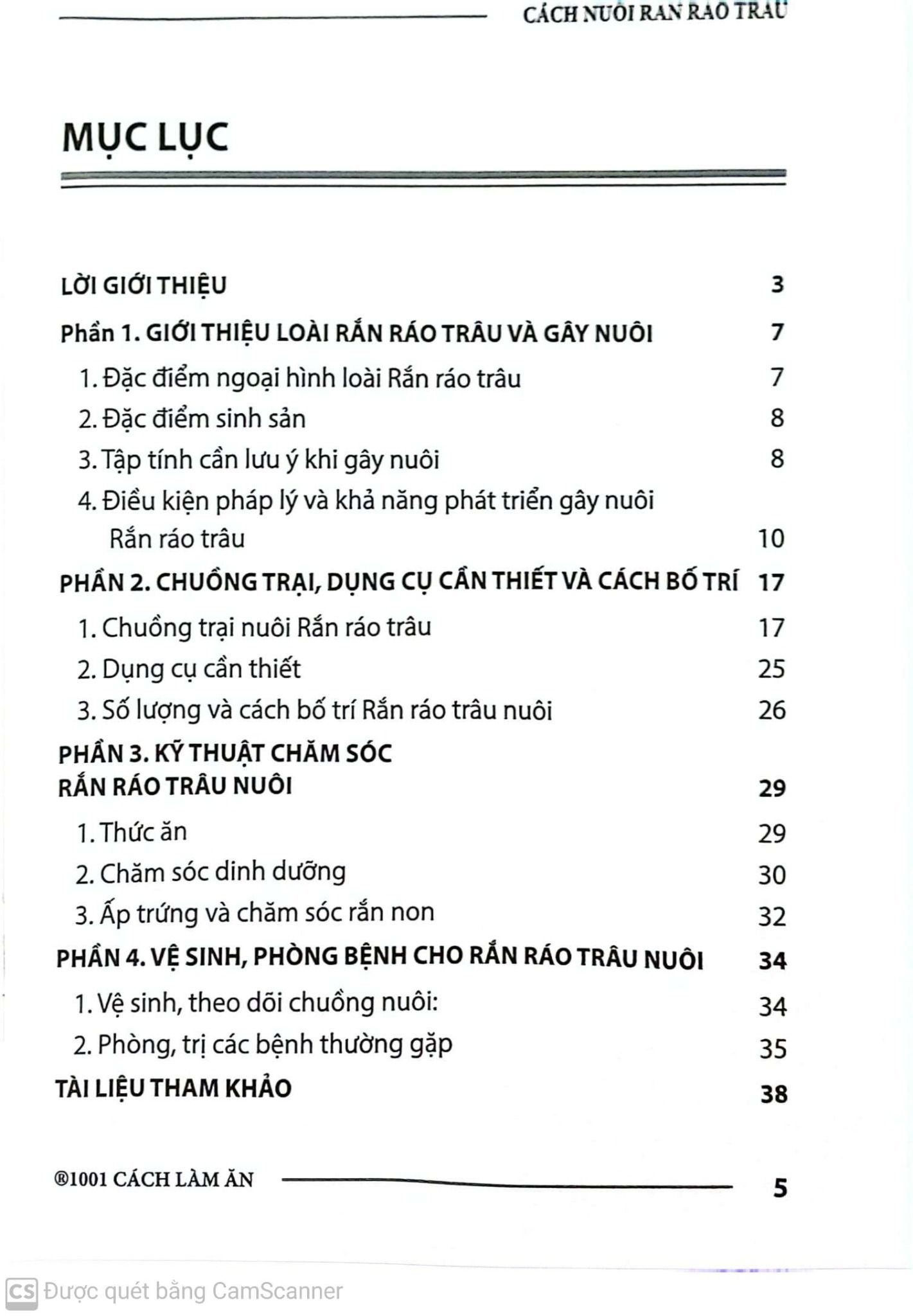  Cách Nuôi Rắn Ráo Trâu 