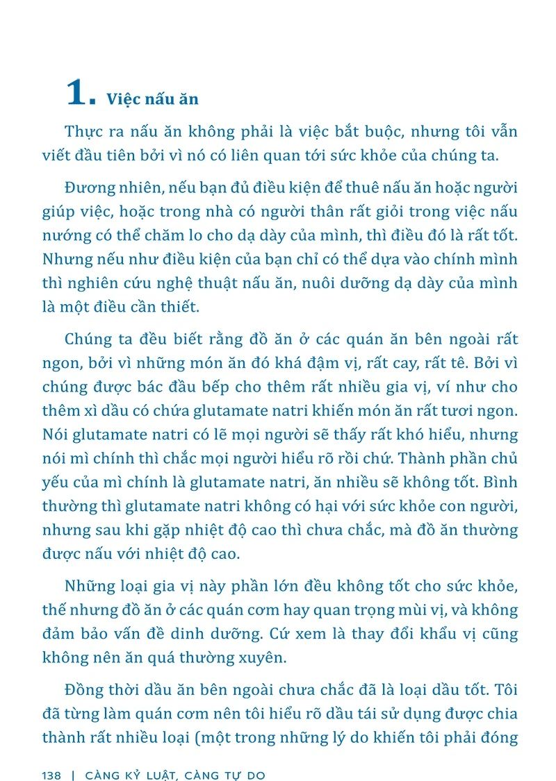  Càng Kỷ Luật, Càng Tự Do 