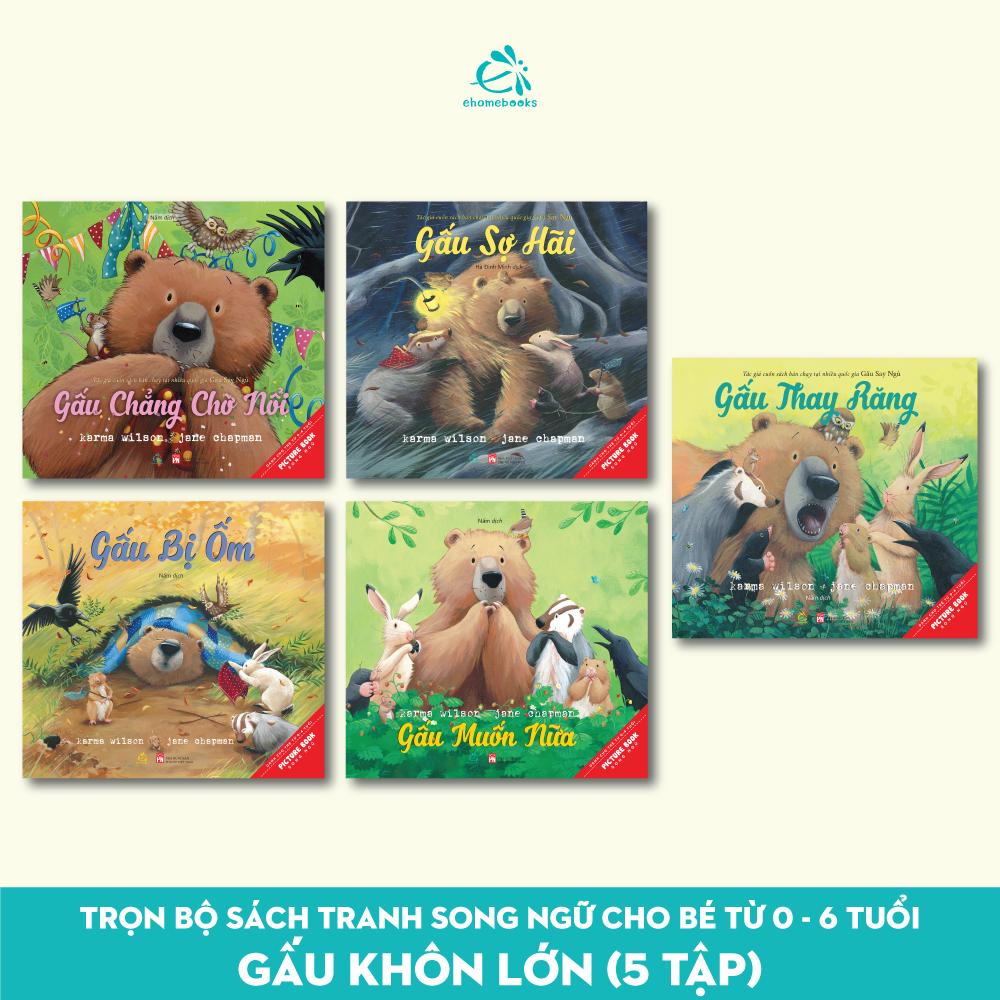  Combo 5 Cuốn Song Ngữ - Gấu Khôn Lớn 