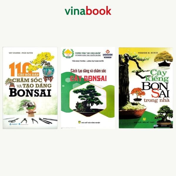 Combo Cách Trồng Cây Bonsai - NXB Nông Nghiệp
