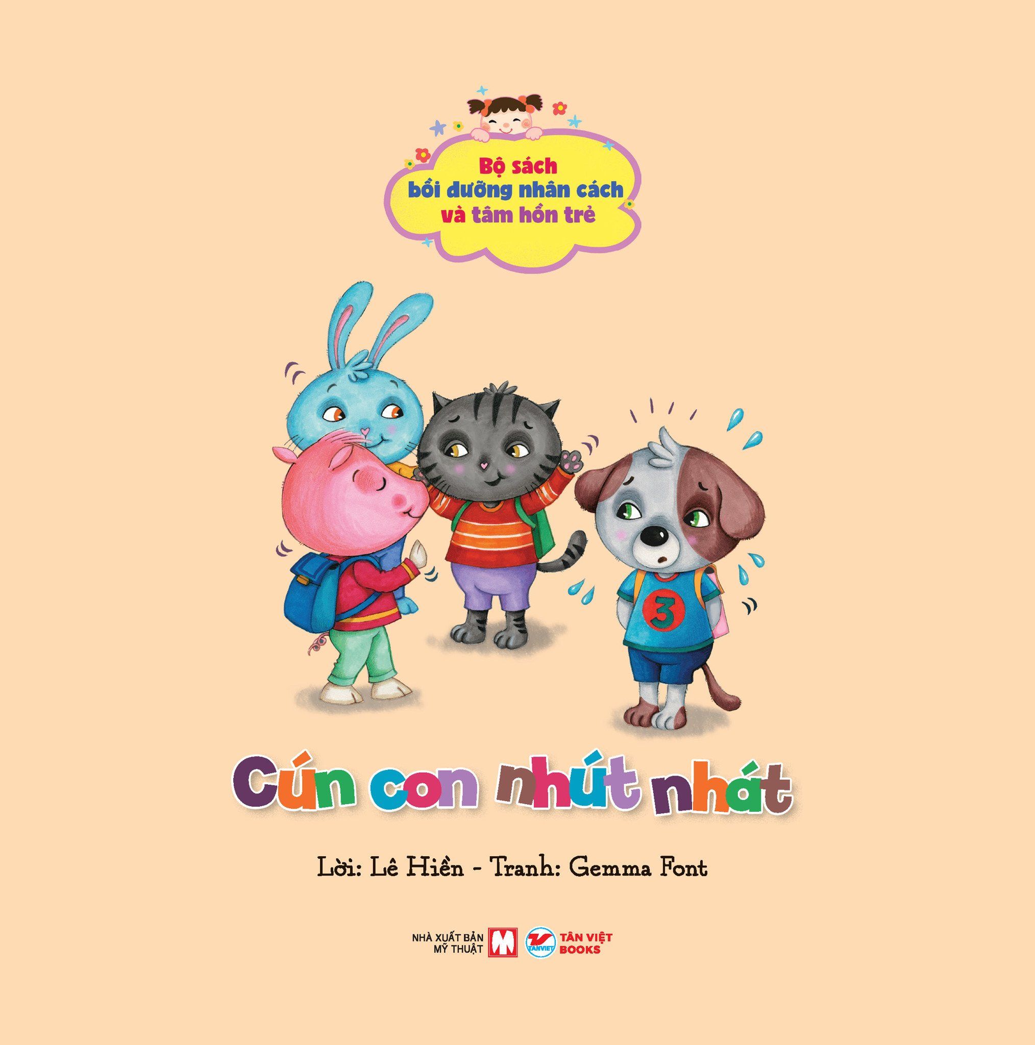  Bồi Dưỡng Nhân Cách Và Tâm Hồn Trẻ - Cún Con Nhút Nhát 