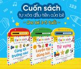  Sách Tự Xóa Thông Minh – Cuốn Sách Tự Xóa Đầu Tiên Của Bé (Combo 3 cuốn) 