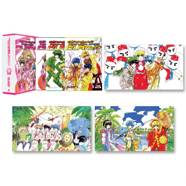 Đội Thám Tử Học Viện Clamp - Boxset 3 Tập