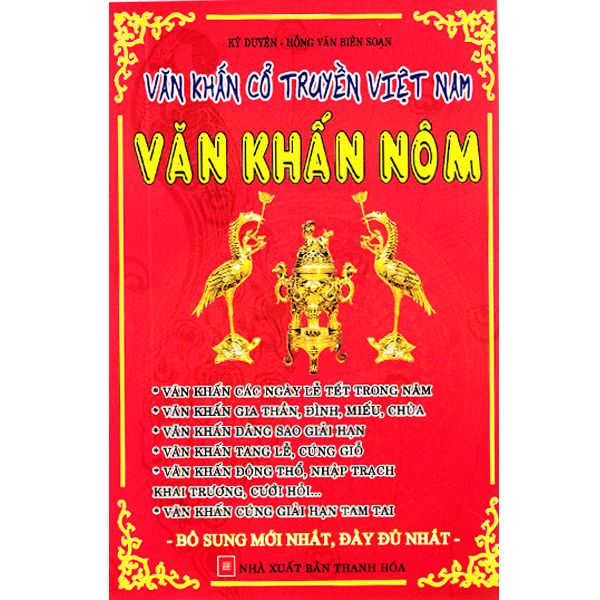 Văn Khấn Cổ Truyền Việt Nam - Văn Khấn Nôm ( bìa màu đỏ) - Chính Thông
