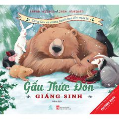 Picture Book Song Ngữ-Gấu Thức Đón Giáng Sinh